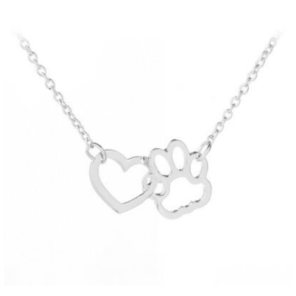 NWOT 925 LOVELY PAW HEART CHARM